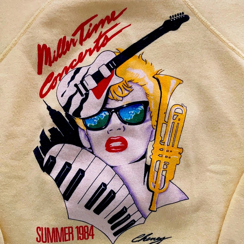 Miller Time Concerts 1984 Sweatshirt